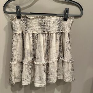 Altar’d State snake print mini skirt